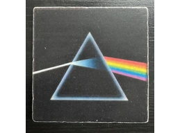 Pink Floyd Dark Side Of The Moon - Natural Marble Coaster c/w Cork Back
