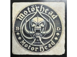 Motorhead - Natural Marble Coaster c/w Cork Back