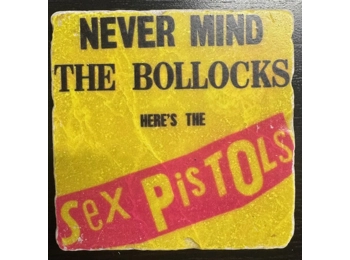 Sex Pistols Never Mind The Bollocks - Natural Marble Coaster c/w Cork Back