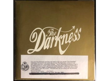 The Darkness ‎– Permission To Land - UK 10 Track Promotionl CD In Custom Card Sleeve c/w Info Sticker