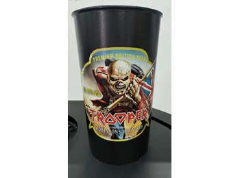 Iron Maiden - Trooper Beer - Official Pint Robinsons Brewery Plastic Pint Glass