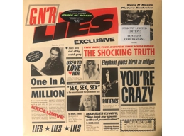 Guns N' Roses ‎– G N' R Lies - UK Limited Edition 8 Track Black Vinyl c/w Free Bandana