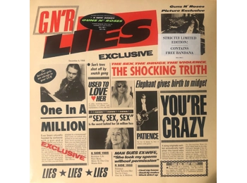 Guns N' Roses ‎– G N' R Lies - UK Limited Edition 8 Track Black