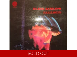 Black Sabbath ‎– Paranoid - UK Original 8 Track Black Vinyl LP In Laminated Gatefold Cover c/w Spiral Insert
