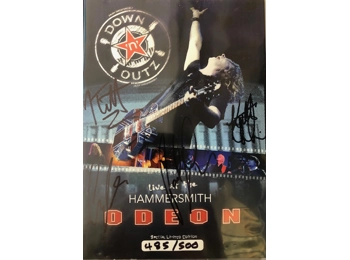Down n Outz - RARE DVD - Live at the Hammersmith Odeon - Signed By Joe Elliott & 3 More
