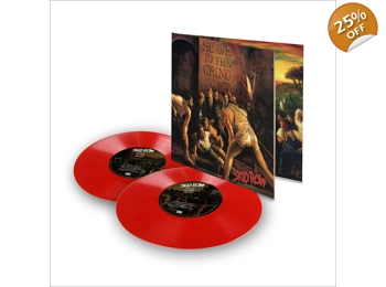 Skid Row Slave To The Grind - VERY RARE 16 Track 2 x Red Vinyl In Gatefold Sleeve