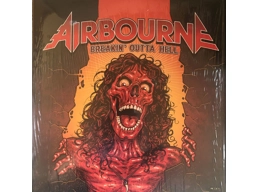 Airbourne - Breakin' Outta Hell - Limited Edition 2 x Red Vinyl Lp  c/w Autographed Card