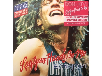 Bon Jovi - Lay Your Hands On Me - Limited Edition 7" Red Vinyl Wallet Pack