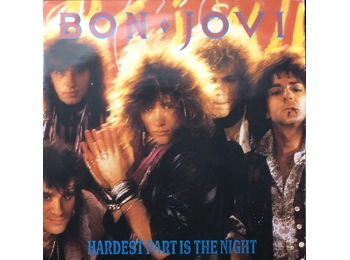 Bon Jovi - Hardest Part Is The Night - UK Limited Edition 7" Black Vinyl Gatefold Doublepack