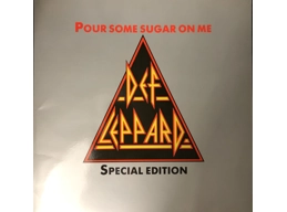 Def Leppard - Pour Some Sugar On Me - UK Limited Edition 2 Track Shaped Picture Disc In Gatefold Wallet
