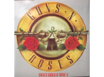 Guns N' Roses - Sweet Child O' Mine  Remix - UK 1st Issue 2 Track 7" Black Vinyl In Glossy Sleeve - Promotional Copy