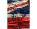 Thunder - GUN - FM signed union Jack Flag - Barcelona Rock Fest 2019