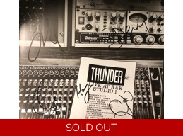 Thunder - Live At RAK Studio 1 - UK Limited Edition Numbered 14 Track 2 x Black Vinyl  LP - Fully Autographed