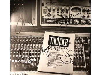 Thunder - Live At RAK Studio 1 - UK Limited Edition Numbered 14 Track 2 x Black Vinyl  LP - Fully Autographed