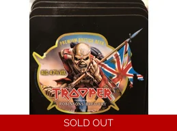 Iron Maiden - Trooper Beer - Vintage Promotional Beer Mat Met