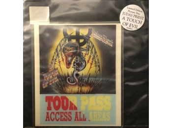 Judas Priest - A Touch Of Evil - UK Limited Edition 2 Track Shaped Picture Disc