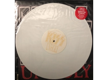 Kiss - Unholy - UK Limited Edition 4 Track White Vinyl c/w Backing Insert