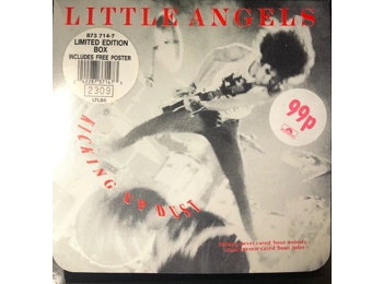 Little Angels - Kicking Up Dust - UK Limited Edition 2 Track 7" Numbered Box Set c/w Poster  inc Fully Autographed Cover