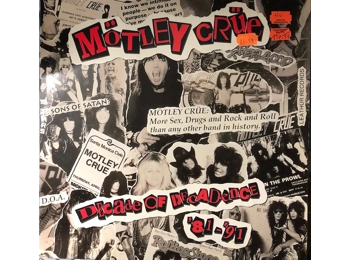 Motley Crue - Decade Of Decadence '81-'91 2 x Black Vinyl LP inc