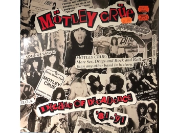 Motley Crue - Decade Of Decadence '81-'91 2 x Black Vinyl LP inc Poster