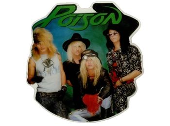 Poison – Every Rose Has Its Thorn - UK Limited Edition 2 Track 7" Shaped Picture Disc In PVC Sleeve c/w Backing Card