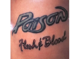 Poison - Flesh & Blood - UK 14 Track 1st Issue Black Vinyl LP