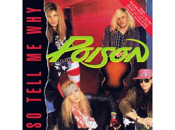 Poison  ‎– So Tell Me Why - UK Limited Edition 3 Track 12" Red Vinyl c/w Poster In PVC Gatefold Sleeve