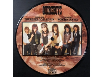 Quireboys - There She Goes Again - RARE 1st Issue UK Limited Edition 2 Track 7" Picture Disc