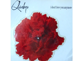 Quireboys ‎– I Don't Love You Anymore - UK Limited Edition 2 Track 7" Shaped Picture Disc In PVC Sleeve c/w Custom Insert