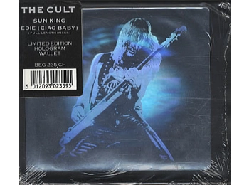 The Cult ‎– Sun King / Edie (Ciao Baby) - UK Limited Edition 4 Track CD Single In Holographic Wallet