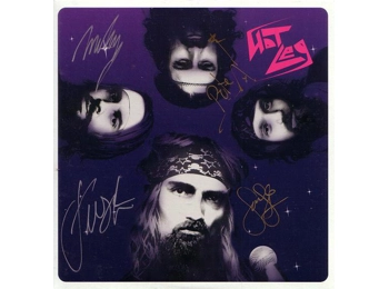 Hot Leg ‎– I've Met Jesus - UK 2 Track 7" Black Vinyl In Fully Autographed Picture Sleeve
