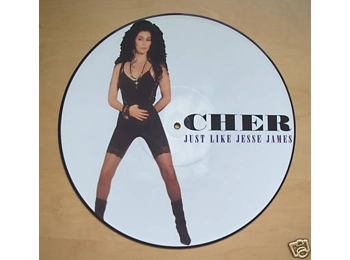 Cher ‎– Just Like Jesse James - UK Limited Edition 3 Track 12" Picture Disc In PVC Sleeve