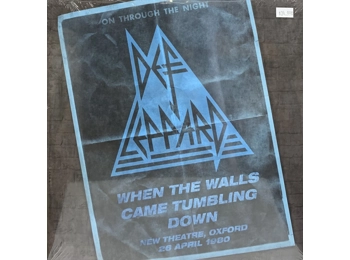 Def Leppard – When The Walls Came Tumbling Down (New Theatre, Oxford - 29 April 1980) - Limited Edition 2 x Black Vinyl 16 Track In Gatefold Sleeve