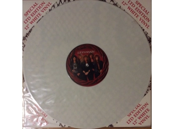Whitesnake ‎– The Deeper The Love - UK 3 Track 12" White Vinyl In PVC Sleeve c/w Custom Insert