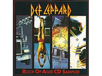 Def Leppard ‎– Rock Of Ages CD Sampler - Rare 4 Track Promotional CD In Custom Sleeve