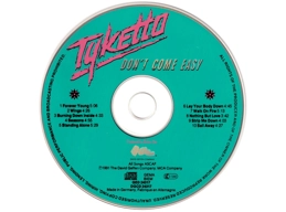 Tyketto ‎– Don't Come Easy - UK 10 Track 1st Press CD Album