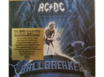 AC/DC ‎– Ballbreaker - UK 10 Track CD Album - Enhanced, Reissue, Remastered, Digipak