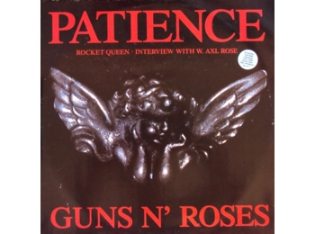 Guns N' Roses ‎– Patience - UK 1st Issue 3 Track 12" Black Vinyl In Picture sleeve c/w Hype Sticker