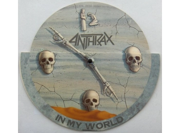 Anthrax ‎– In My World - UK Limited Edition 2 Track 10" Black Vinyl Revolving Pack