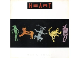 Heart – Bad Animals - UK Original 10 Track Black Vinyl LP Includes Hype Sticker
