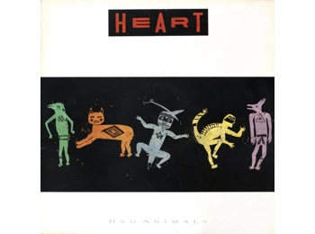 Heart – Bad Animals - UK Original 10 Track Black Vinyl LP Includes Hype Sticker