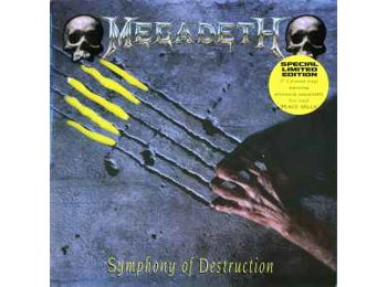 Megadeth – Symphony Of Destruction - UK Limited Edition 2 Track 7" Yellow Vinyl In Die Cut Sleeve