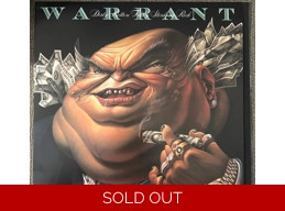 Warrant – Dirty Rotten Filthy Stinking Rich - UK 10 Track Remastered 180g Black Vinyl LP
