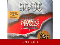 AC/DC – The Razors Edge - Limited edition 12 Track 50 Anniversary Gold Vinyl