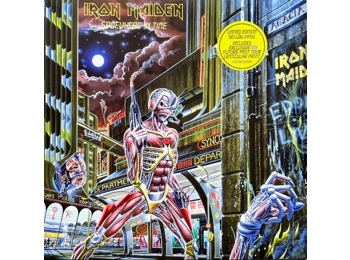 Iron Maiden – Somewhere in Time - Limited Edition 8 Track Yellow Vinyl  c/w 3D Lenticular Print