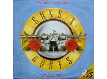 Guns N' Roses – Welcome To The Jungle - UK Limited Edition 4 Track 12" Fold Out Poster Sleeve