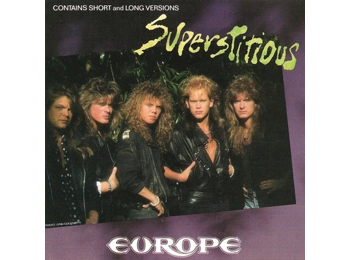 Europe – Superstitious - RARE 1988 US 2 Track Promotional CD Single In Jewel Case
