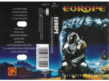 Europe – Prisoners In Paradise - RARE 1991 12 Track Cassette Tape