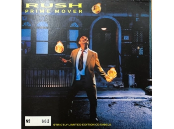 Rush ‎– Prime Mover - UK Limited Edition 4 Track Numbered CD Single
