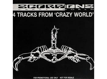 Scorpions ‎– Crazy World - UK Promotional 4 Track Album Sampler In Custom Sleeve